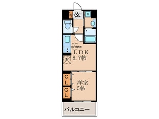 ルーミナス京田辺の物件間取画像